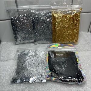 Glitter/Confetti Pack of 5